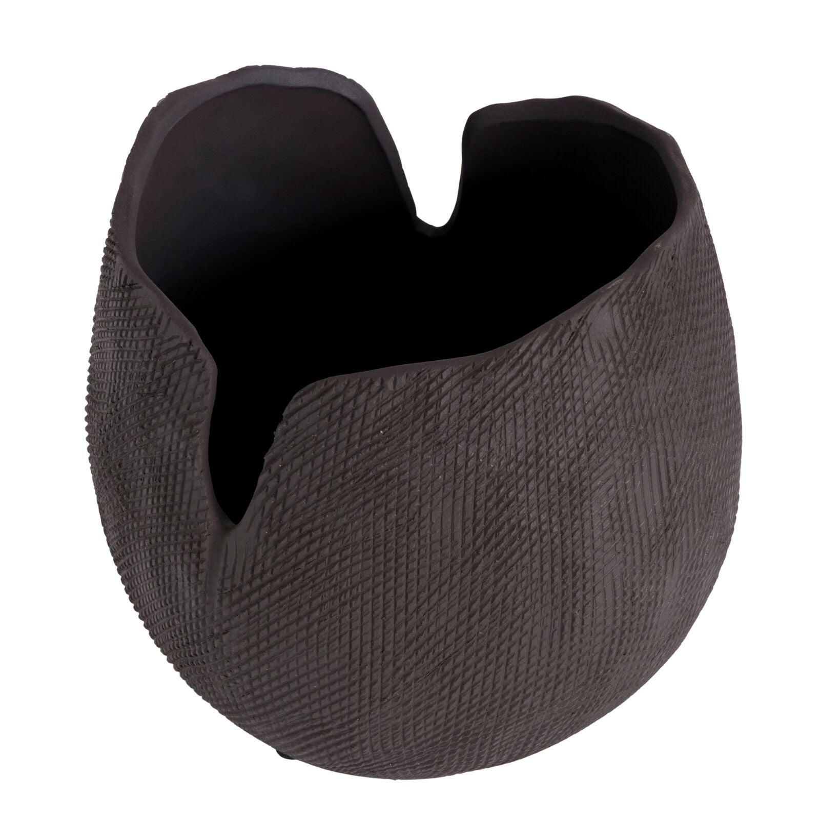 CLOVER Charcoal Vase 20cm