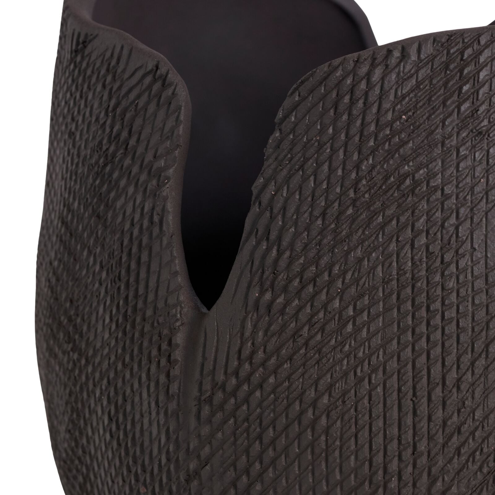 CLOVER Charcoal Vase 20cm