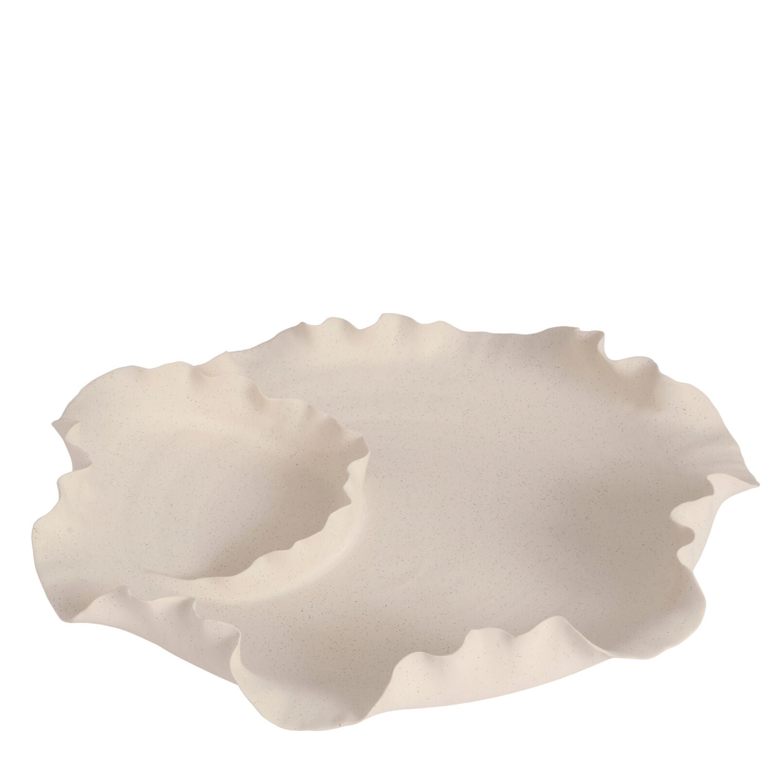 TALIA Bowl Cream Speckled 34cm