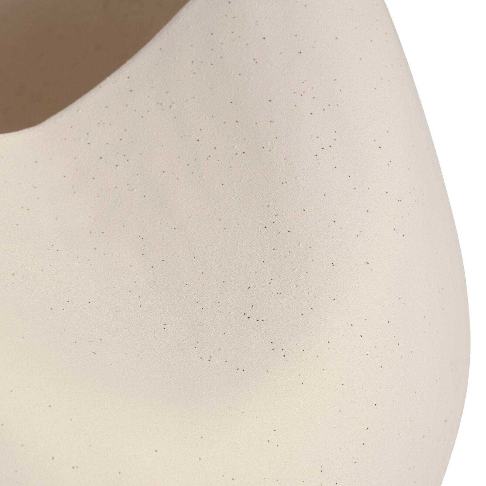 LEAH Vase Cream Speckled 43cm