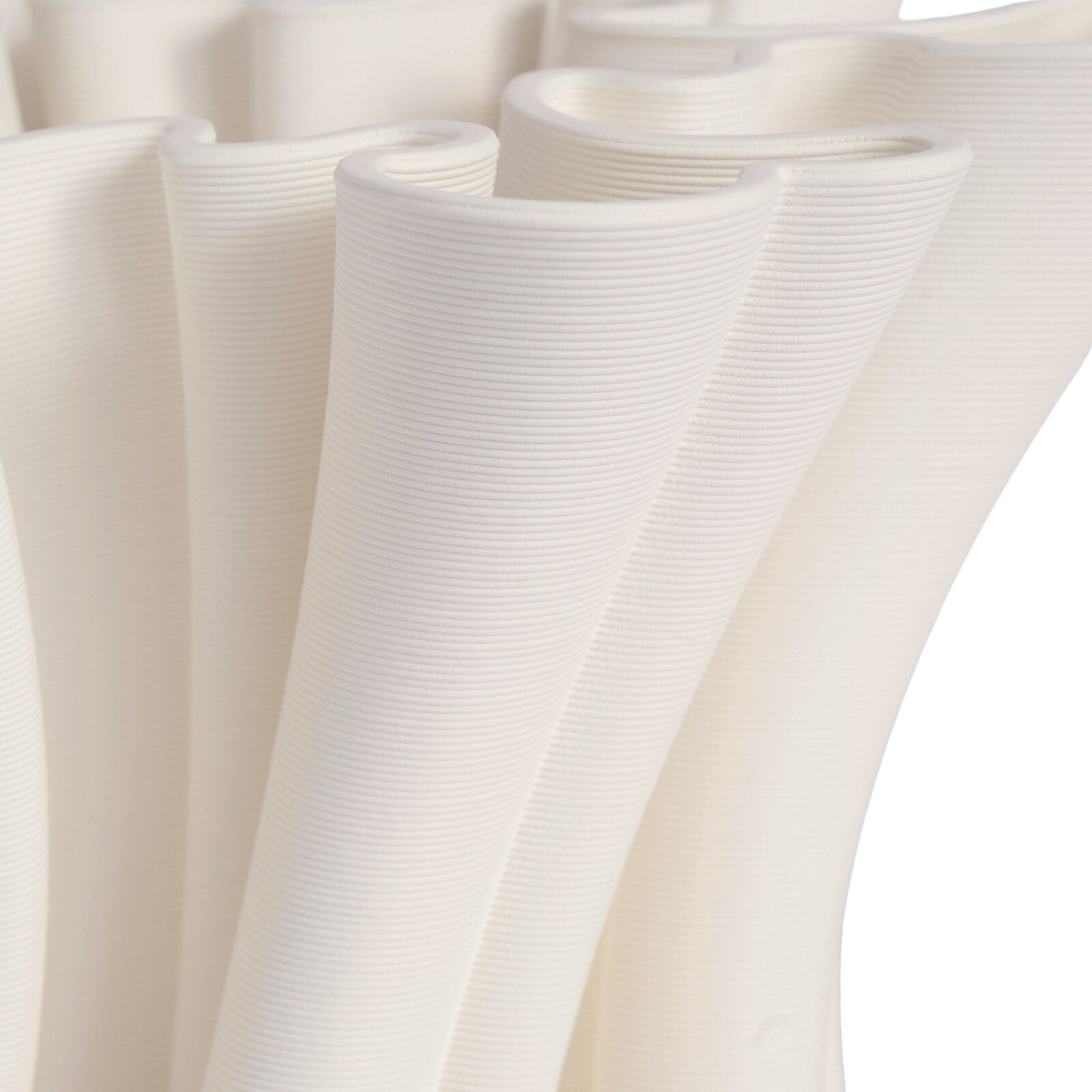Daisy White Vase 25cm