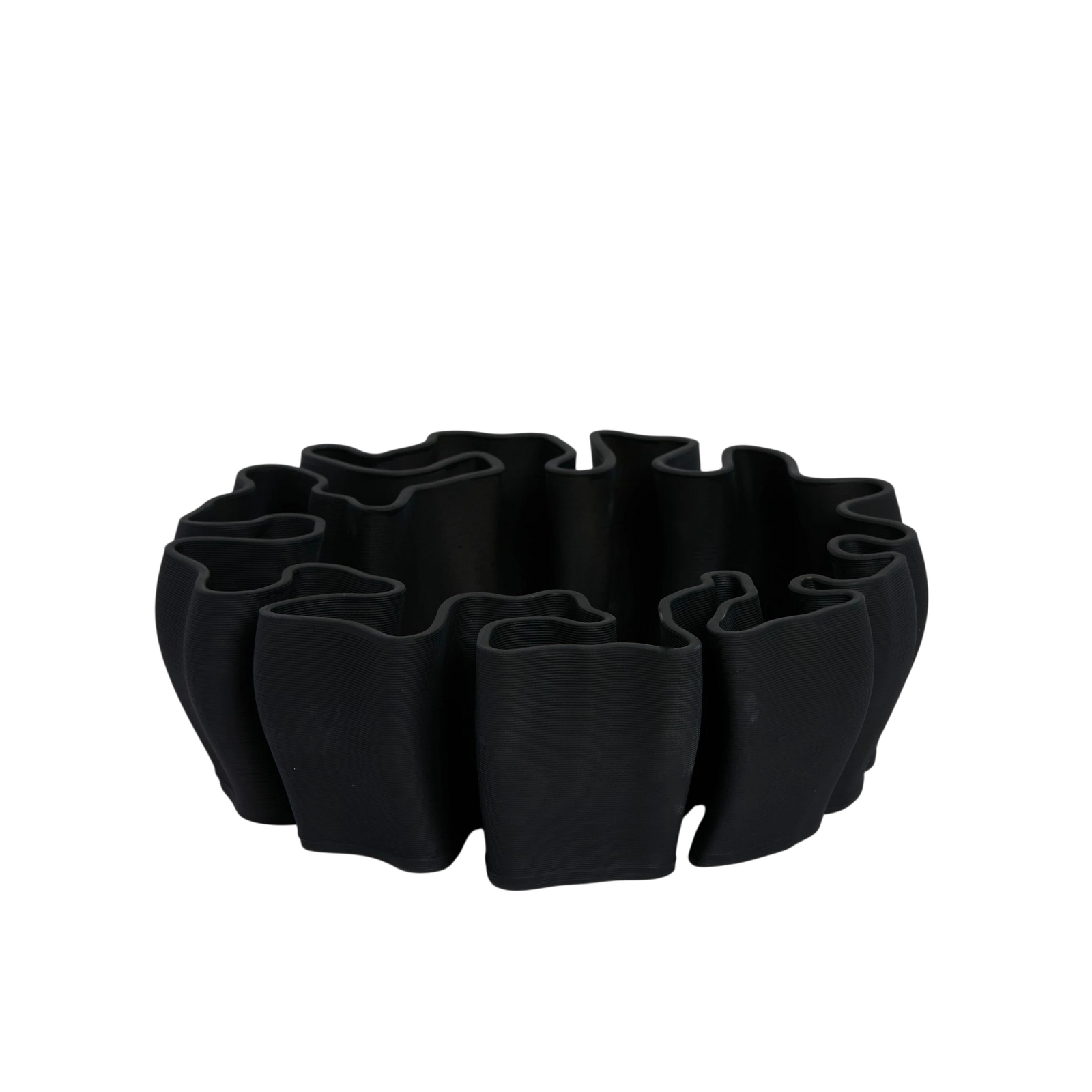 Sophie Bowl Black 30cm – designer vases for stylish home decor | One Six Eight London