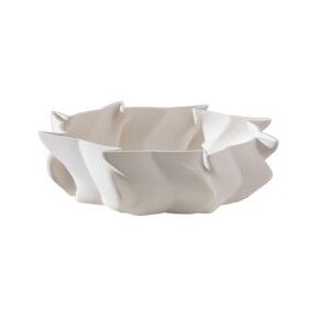 Elle Bowl White 33cm – designer vases for stylish home decor | One Six Eight London