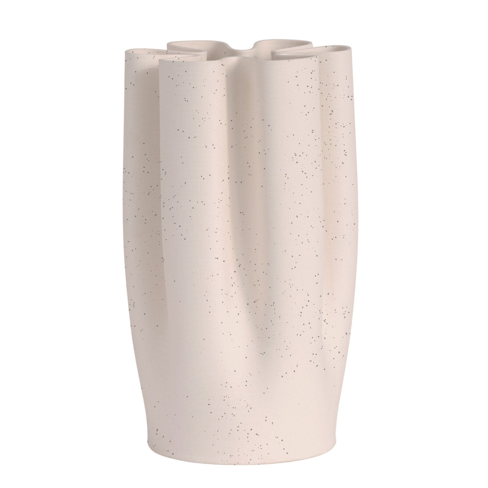 HOPE Vase Large Cream Speckle 32cm