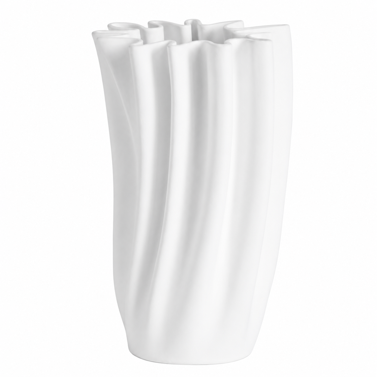 RUTH White Vase 38cm