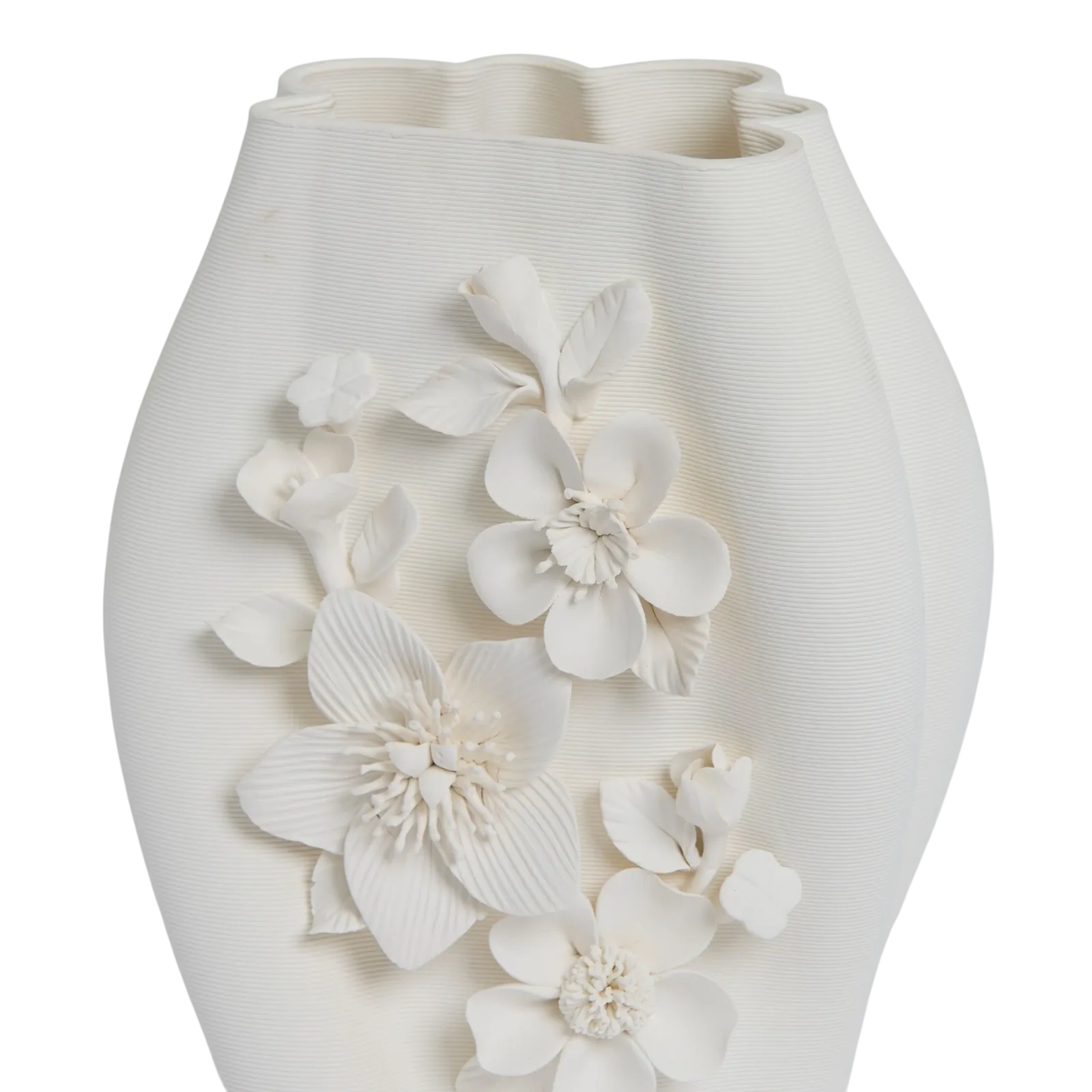 MANILLA Floral Vase 28cm – side angle view | One Six Eight London