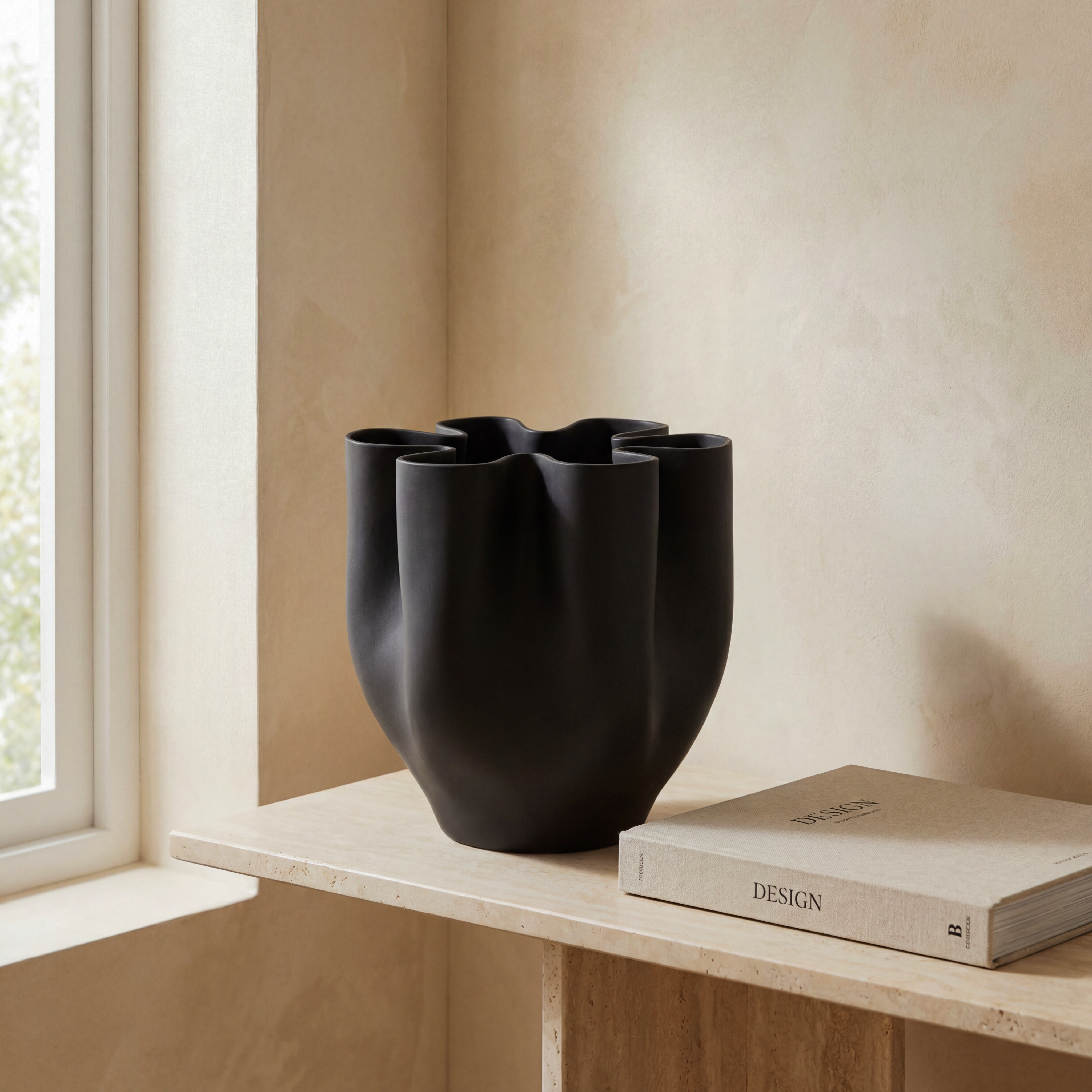 BAILEY Black Vase 27cm