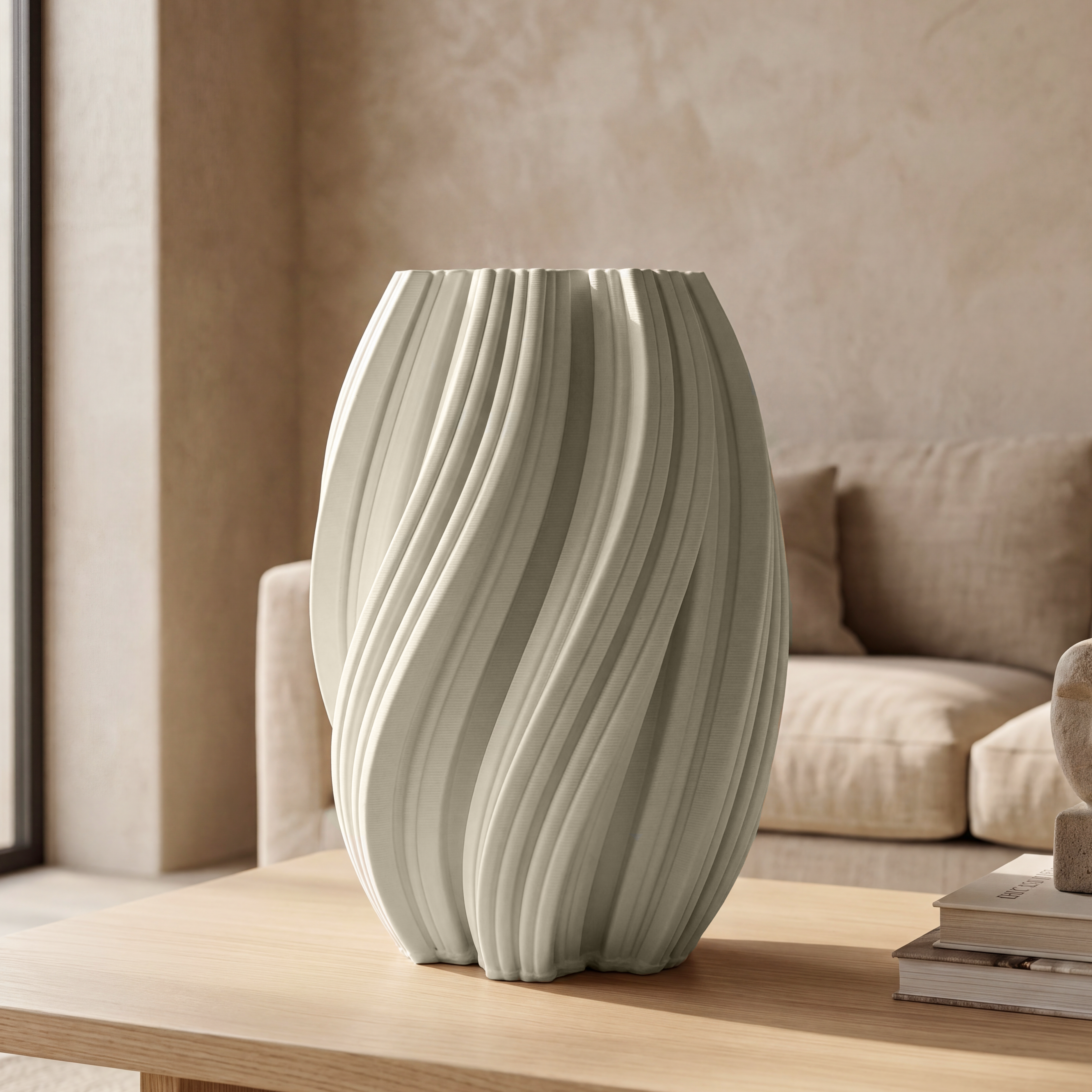 EMMA White Vase 31cm