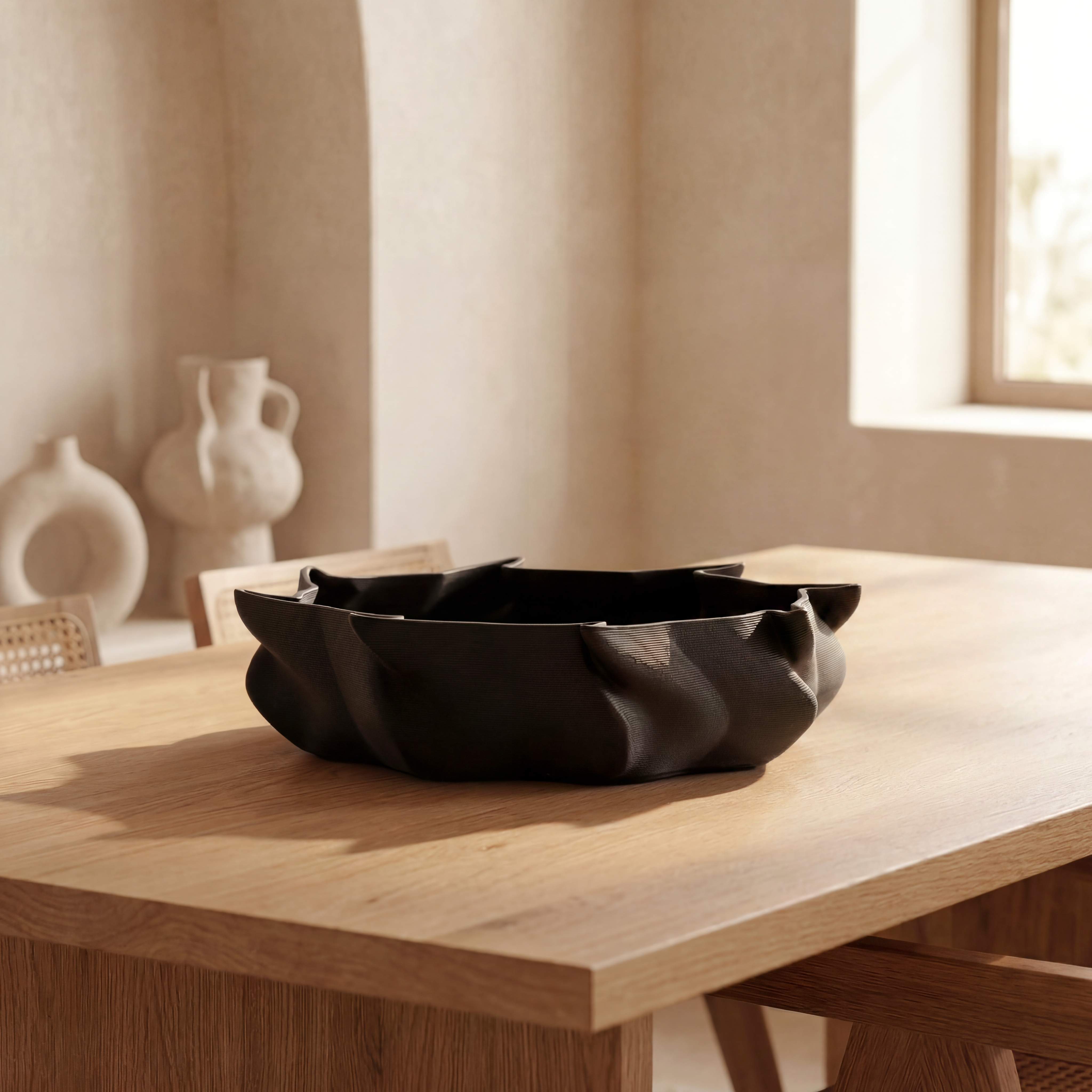 Elle Black Bowl 33cm