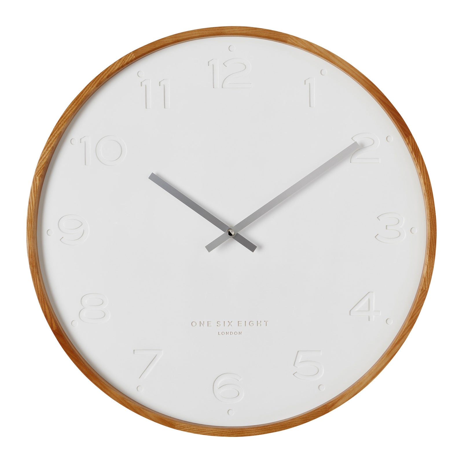 FREYA White 50cm Wall Clock