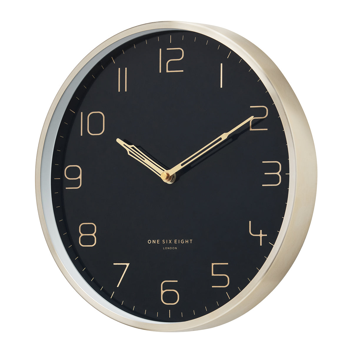 LILY Black 30cm  Wall Clock