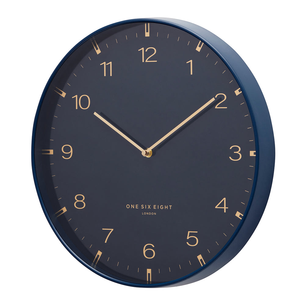 SIENNA Ocean Blue 40cm Wall Clock - One Six Eight London
