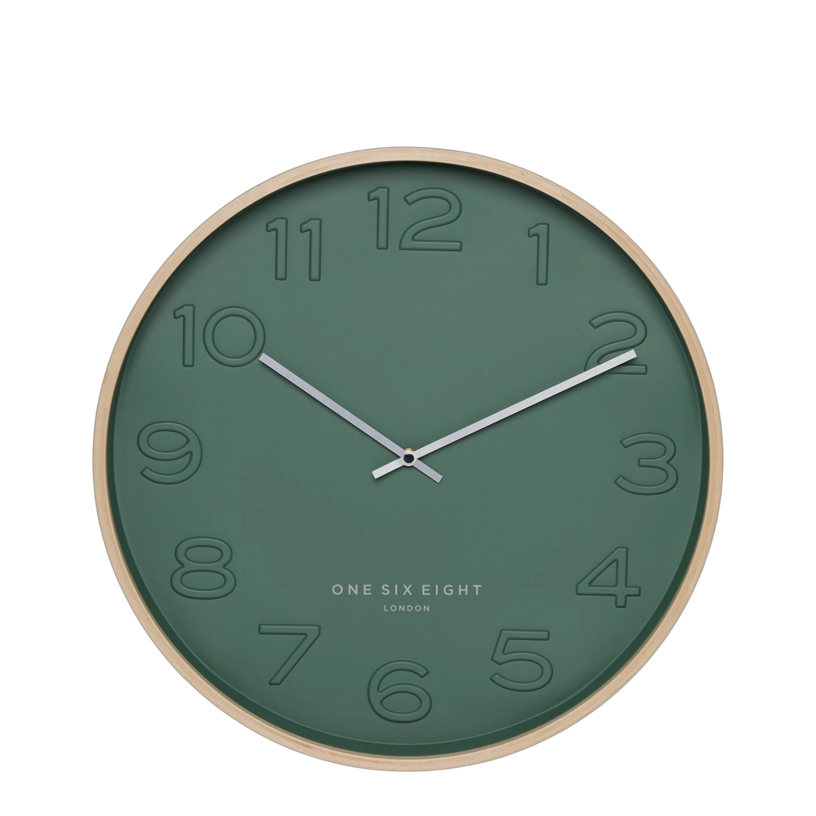 Bella Forest Green 41cm Silent Wall Clock