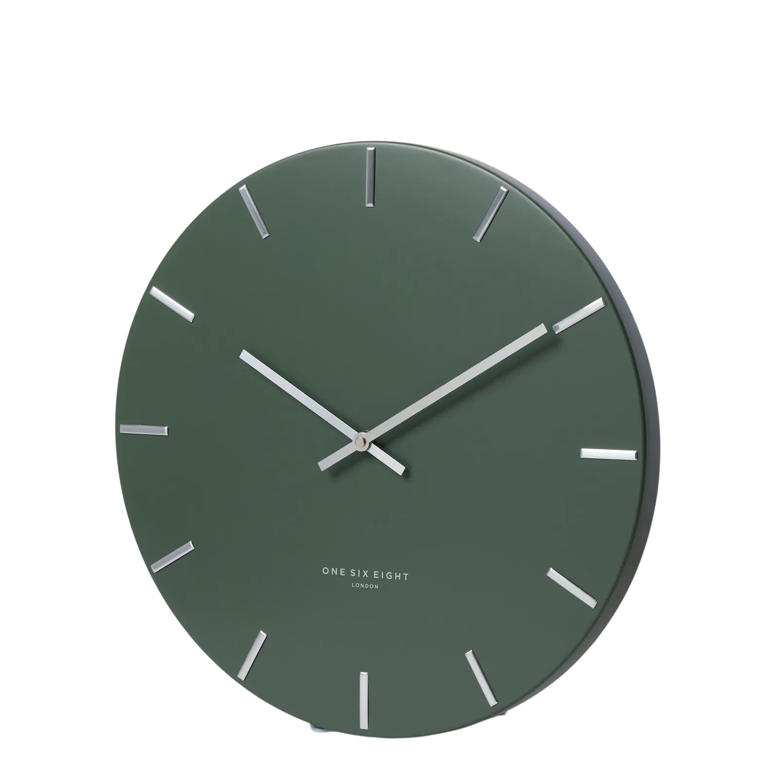 LUCA Olive Green 40cm Silent Wall Clock | One Six Eight London