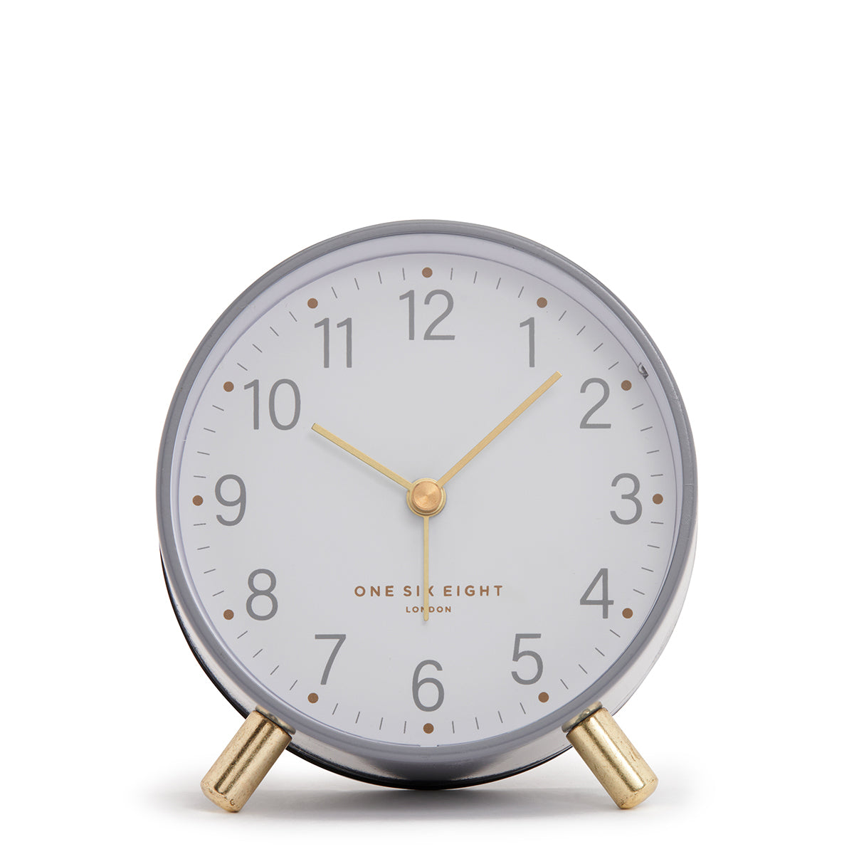 MAISIE Grey Silent Alarm Clock