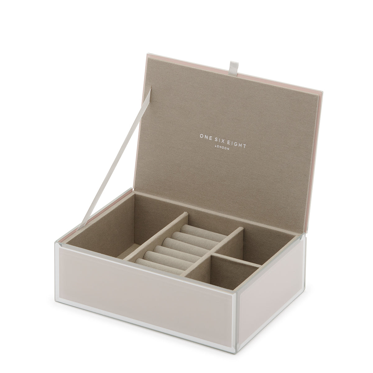 SARA Nude Medium Jewellery Box (with insert)