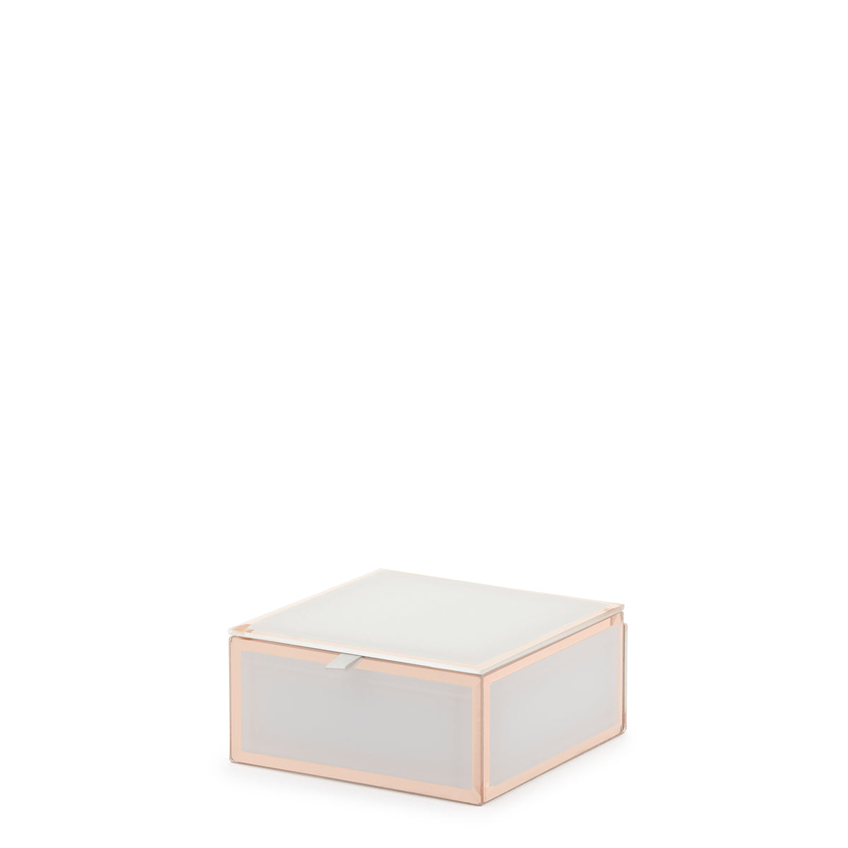 SARA White / Rose Gold Small Jewellery Box