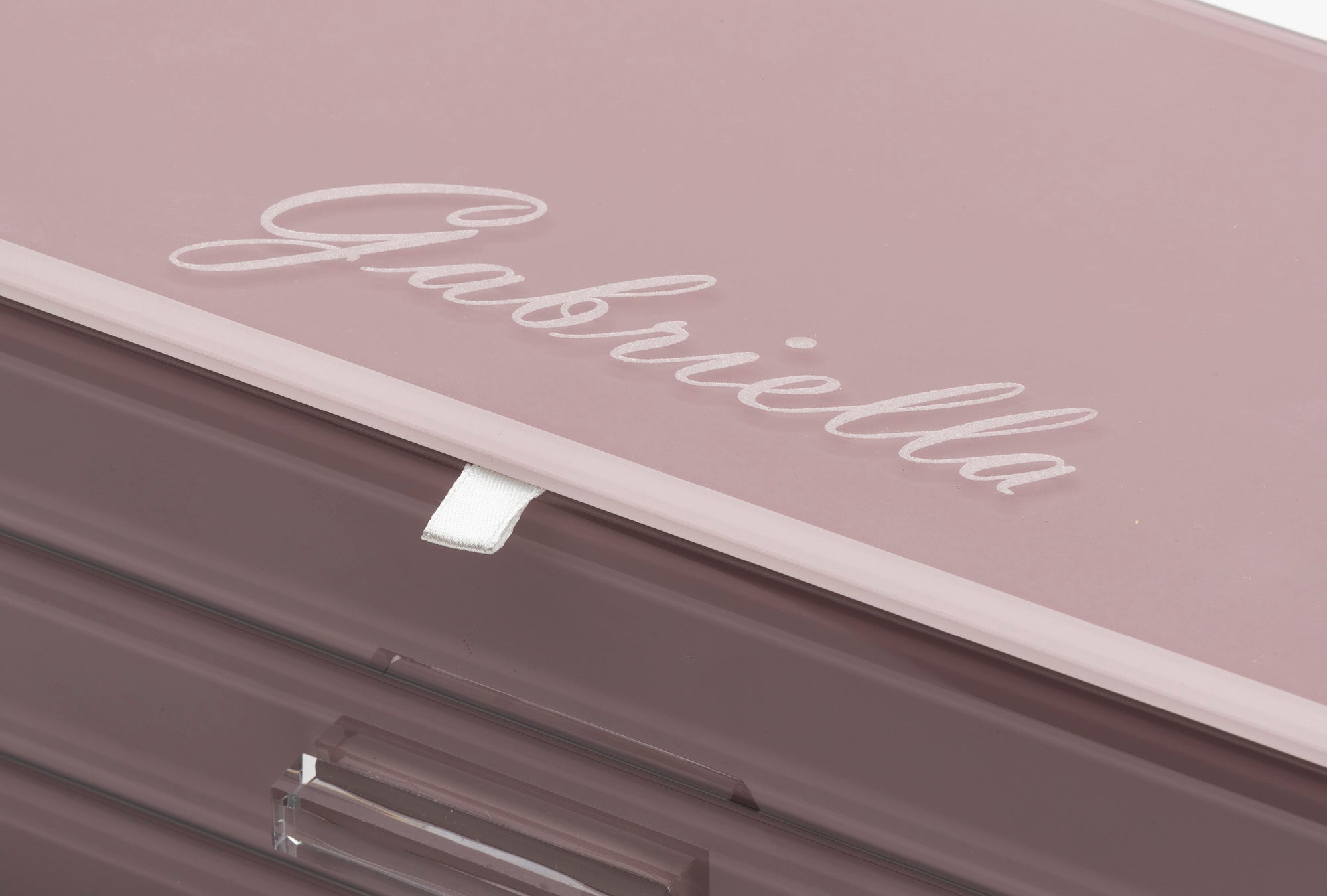 GABRIELLA Dusty Rose Large Jewellery Box