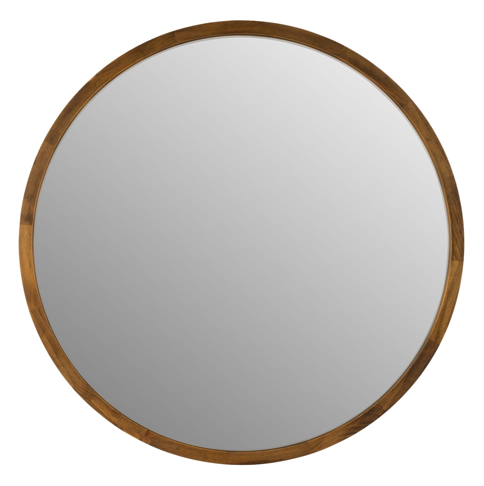 TINA 95cm Dark Solid Wood Mirror