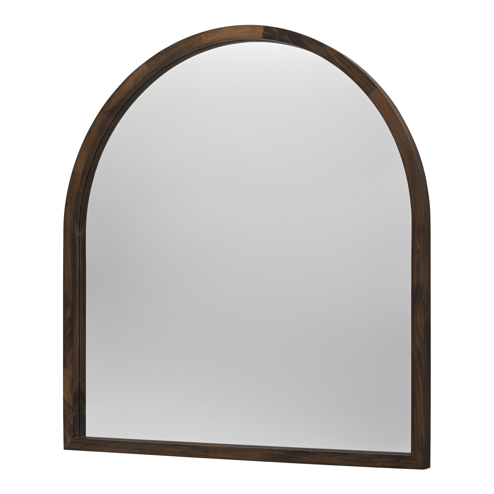 TINA 60 x 65cm  Arch Dark Solid Wood Mirror
