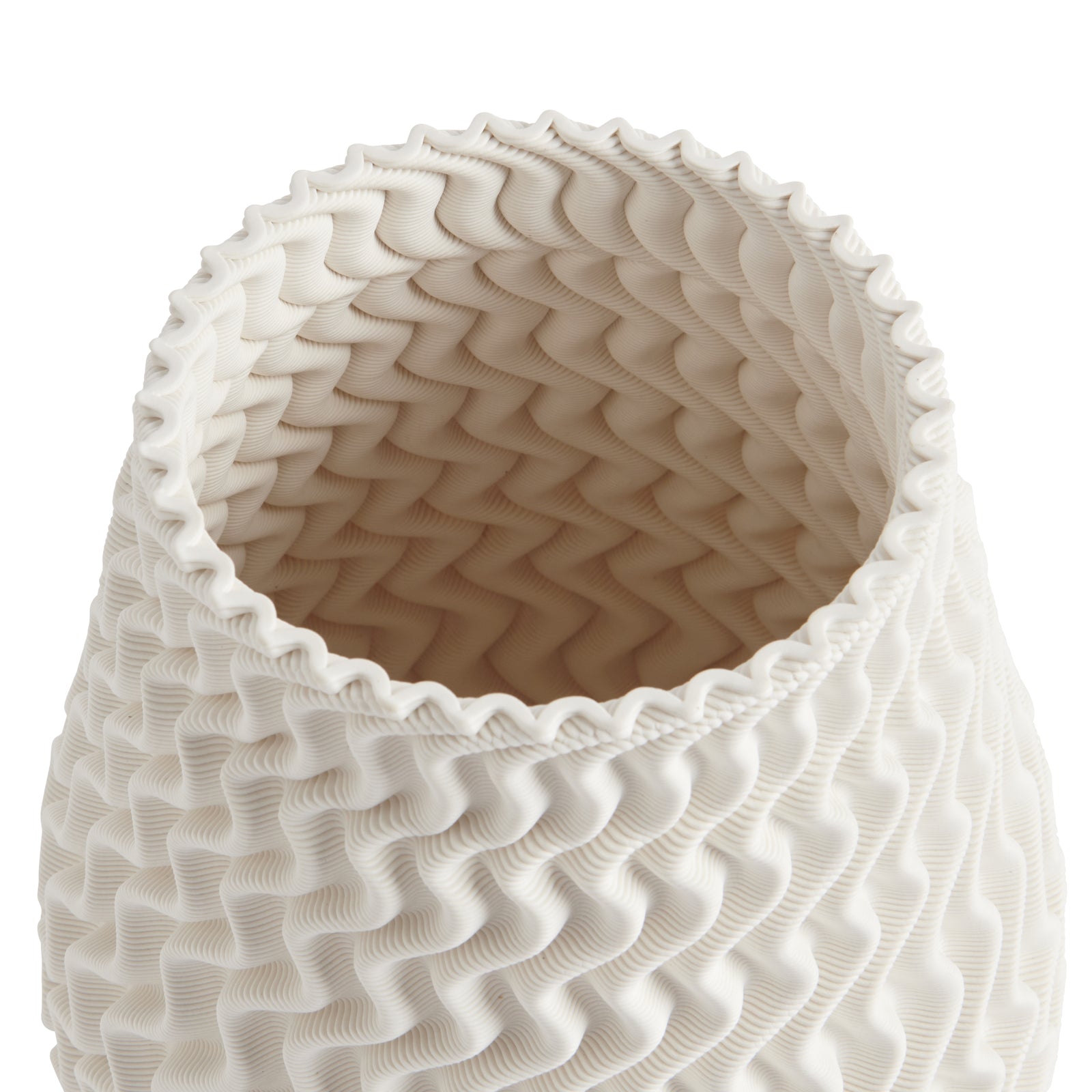 INDY White Vase 24cm