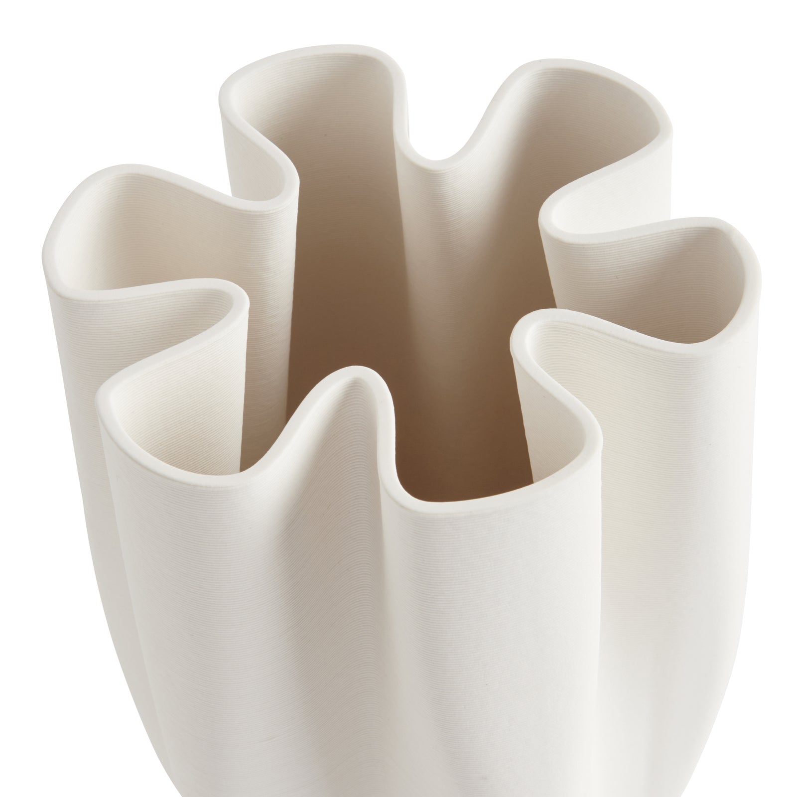 AURORA White Vase  Small 28cm