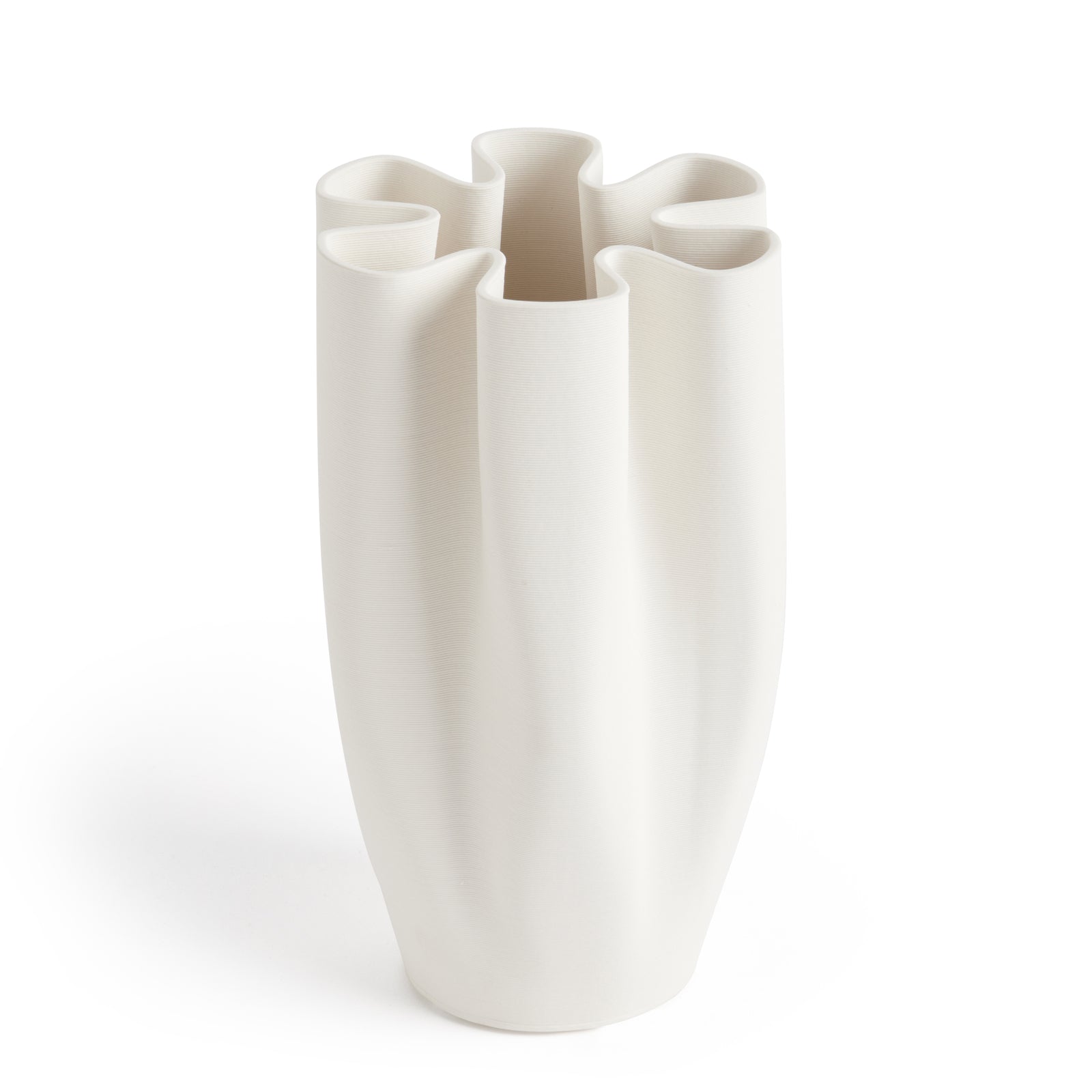 AURORA White Vase  Small 28cm