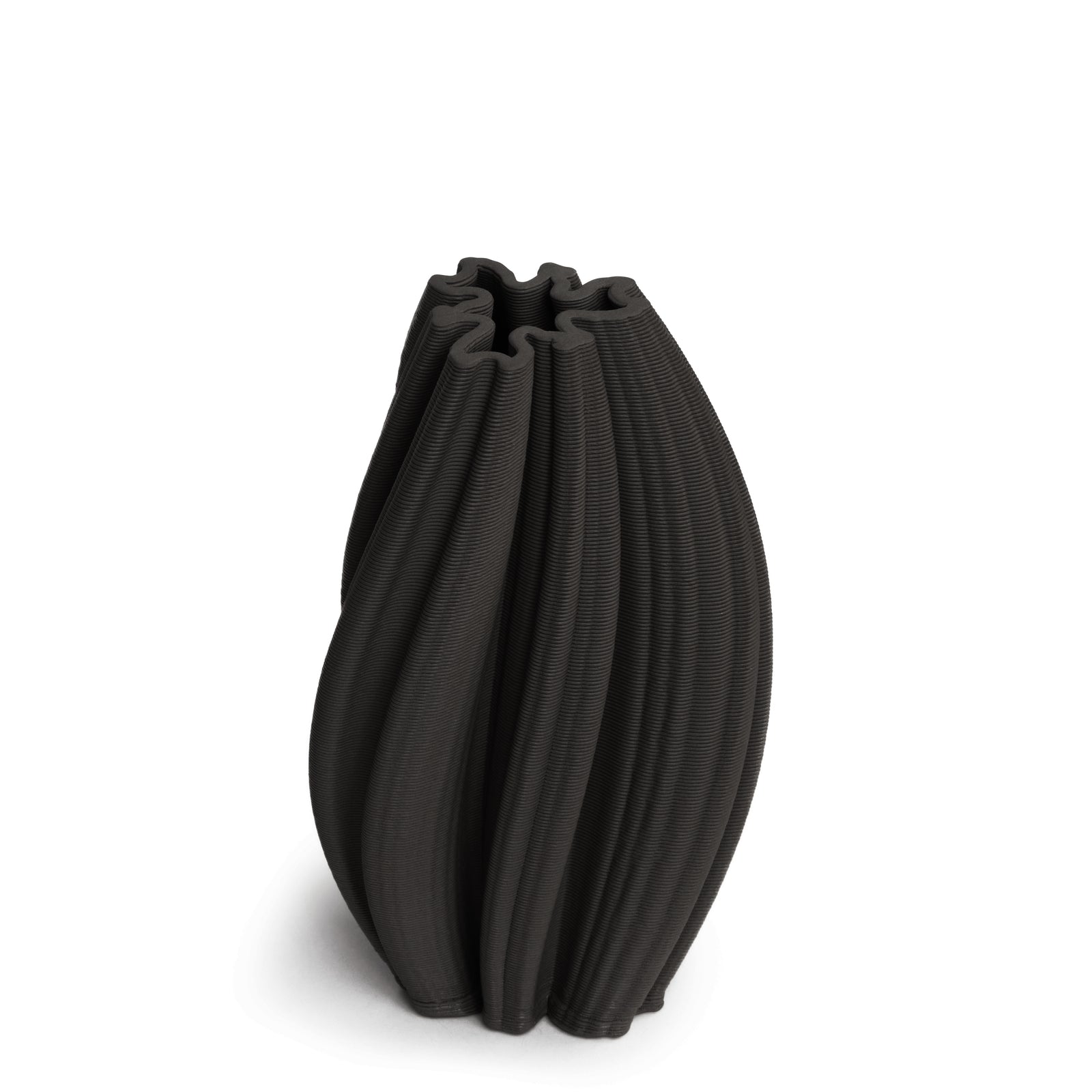 MILA Black Vase 17cm