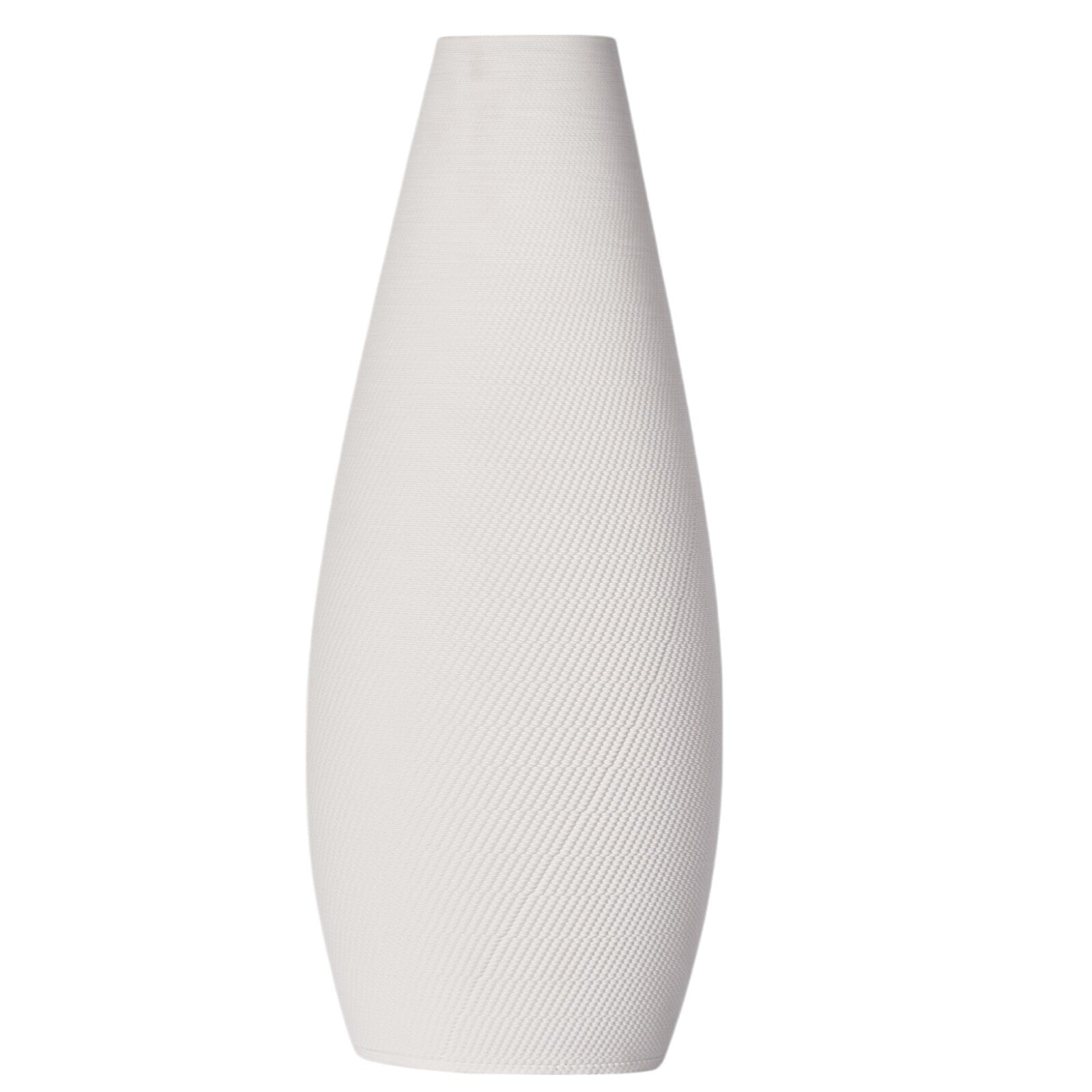 CHARLOTTE White Vase 37cm