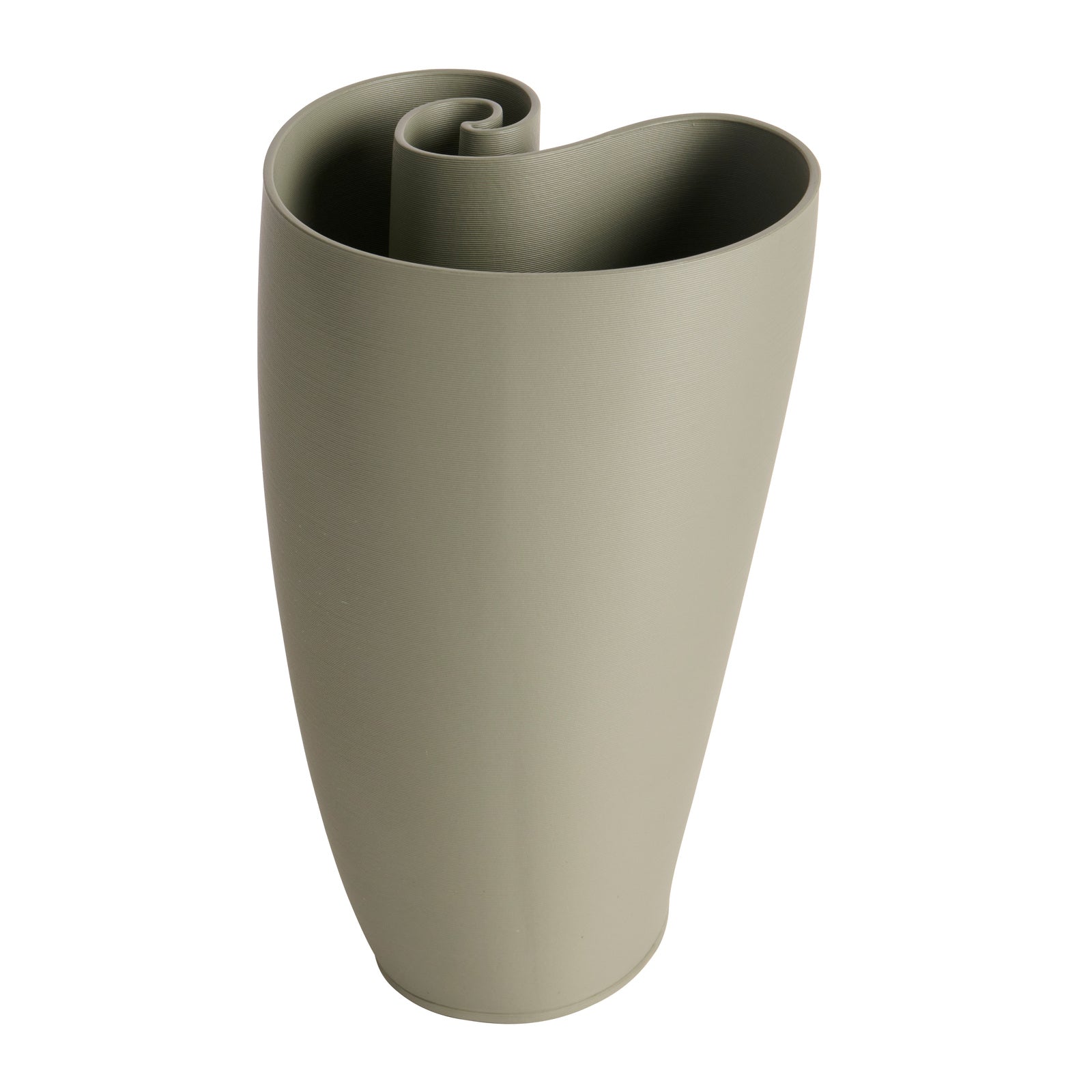 JADE Olive Green Vase 34cm