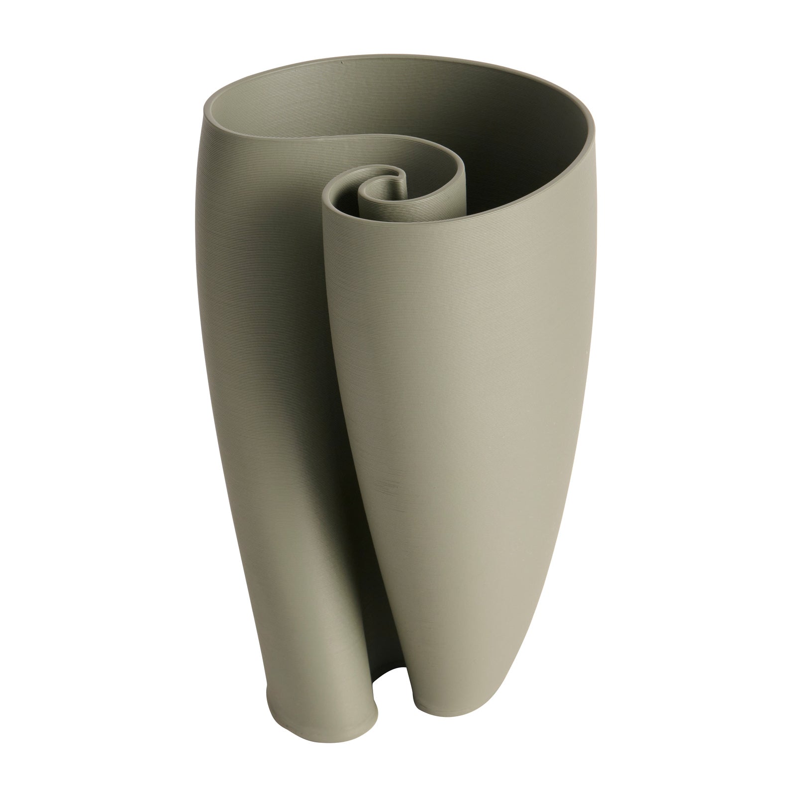 JADE Olive Green Vase 34cm