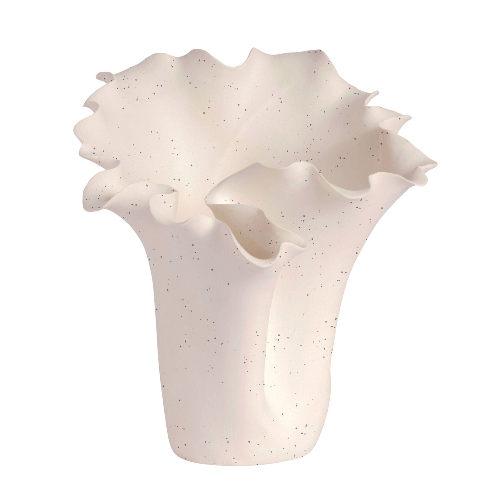 MEGAN  Cream Sand Glaze Vase 27cm