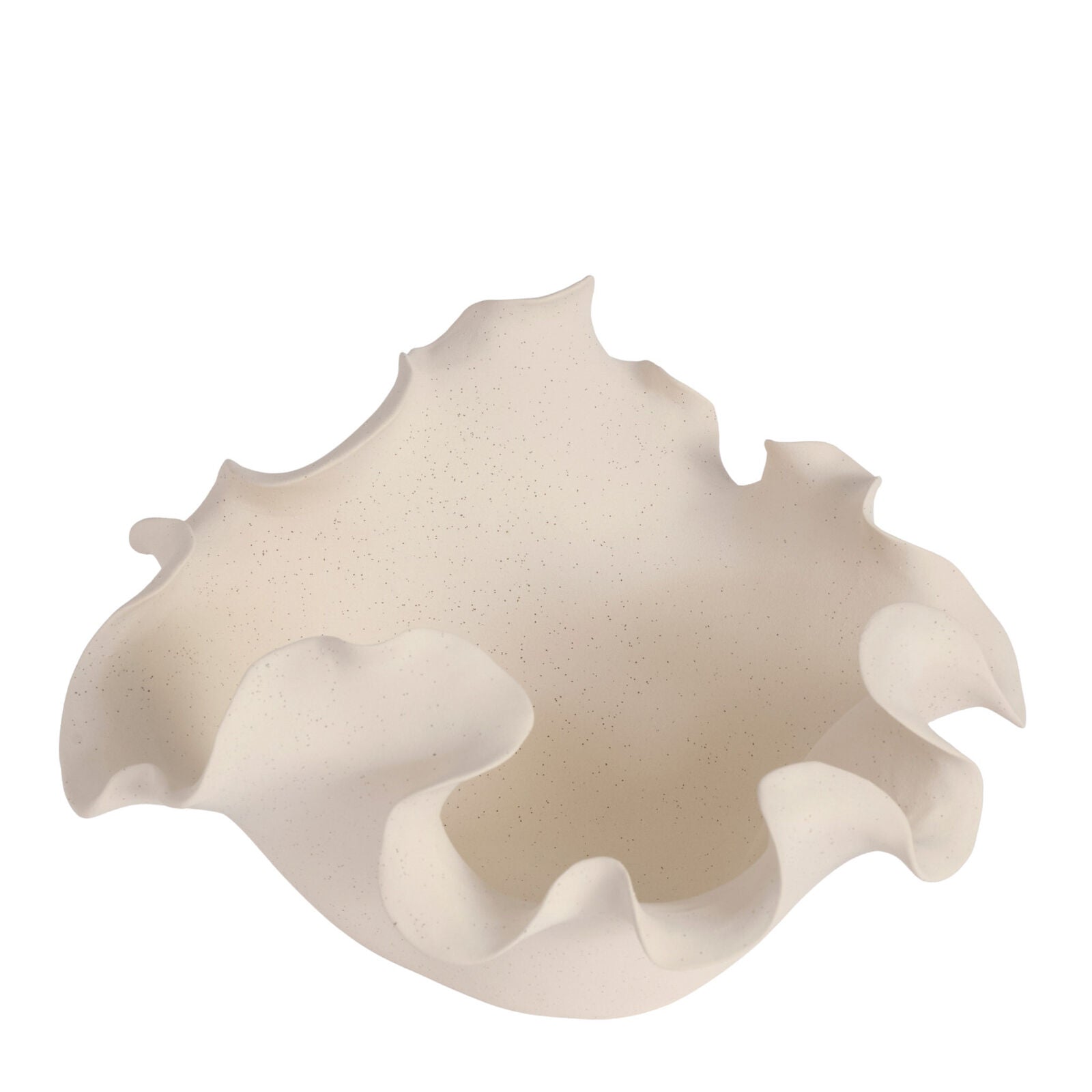 Heather Bowl Cream Speckled 33cm