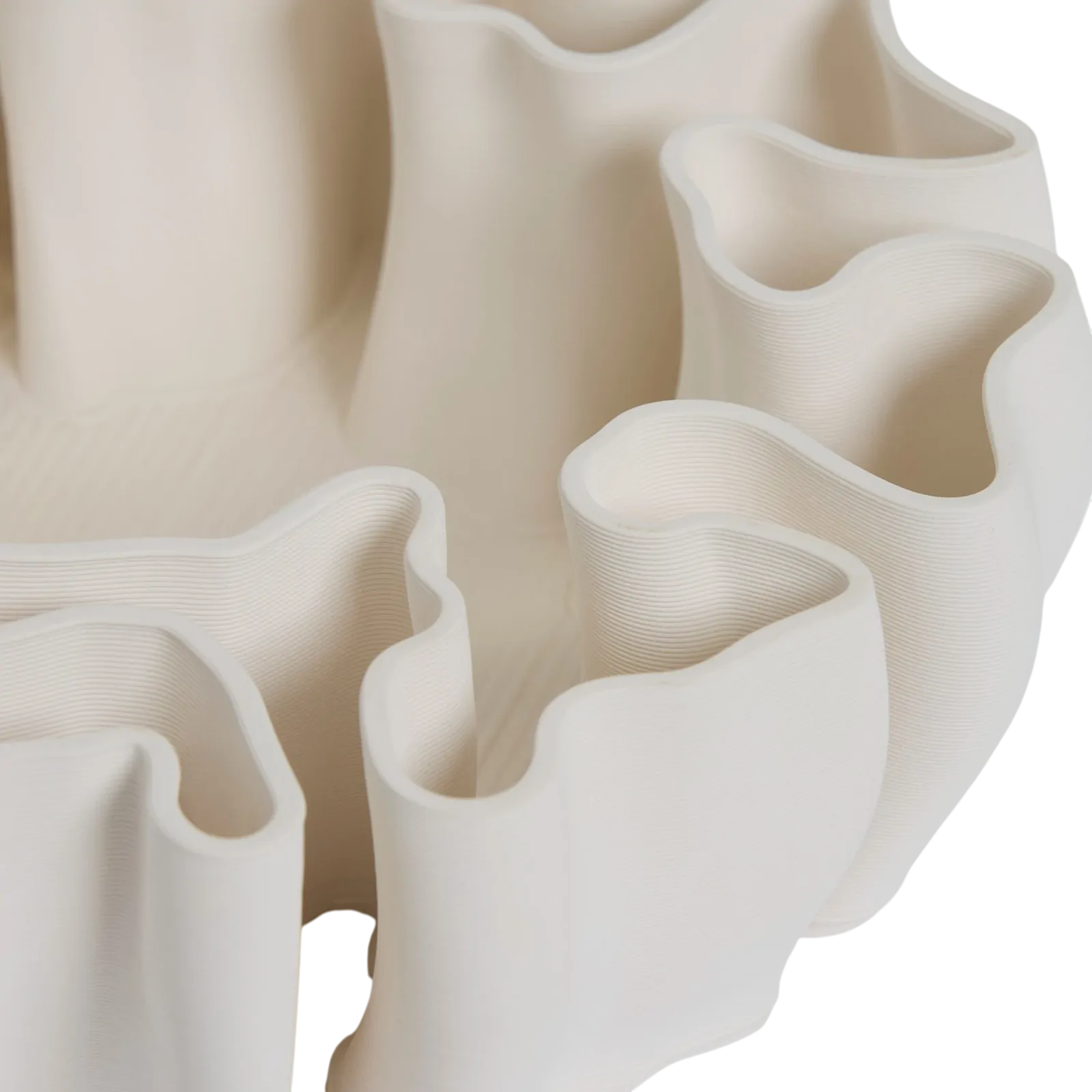 Sophie Bowl White  30cm – close-up detail view | One Six Eight London