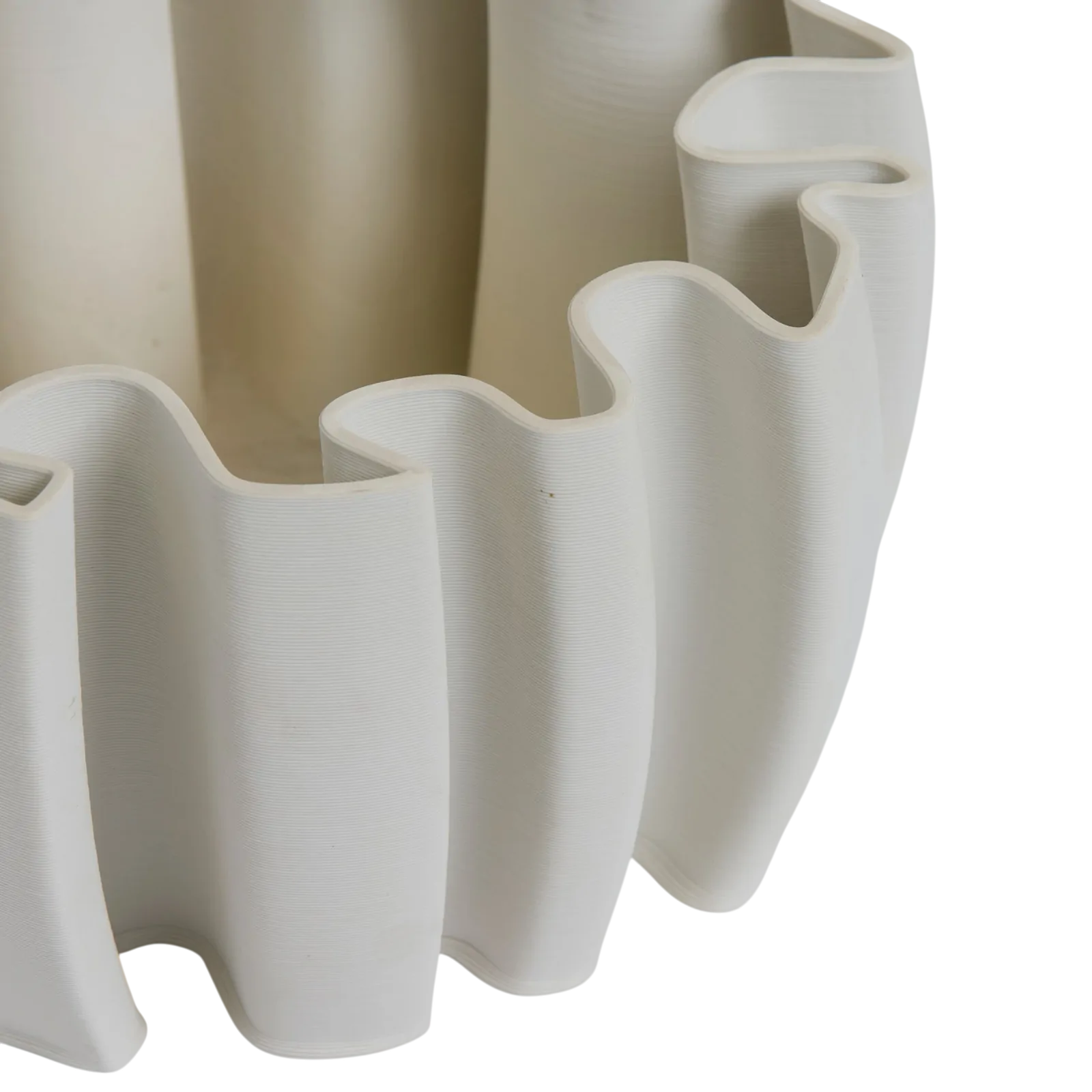 Darcy Bowl White 36cm – side angle view | One Six Eight London