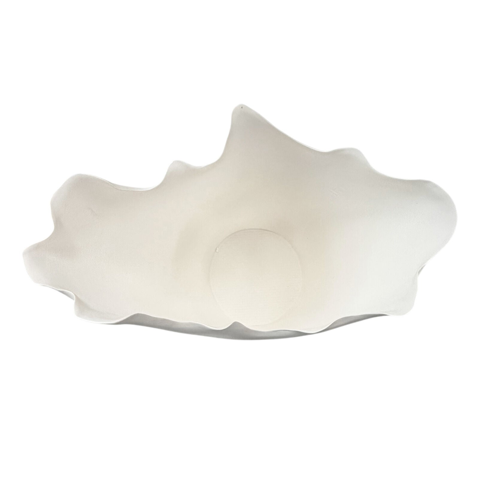 DUNE White Bowl 43cm – styled in a contemporary room setting | One Six Eight London