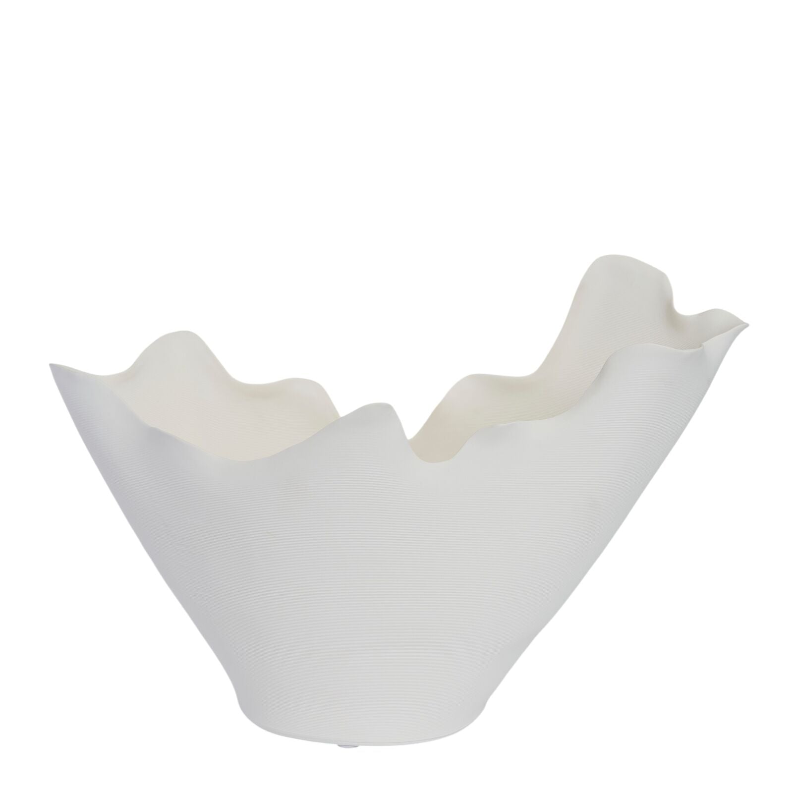 DUNE White Bowl 43cm – designer vases for stylish home decor | One Six Eight London