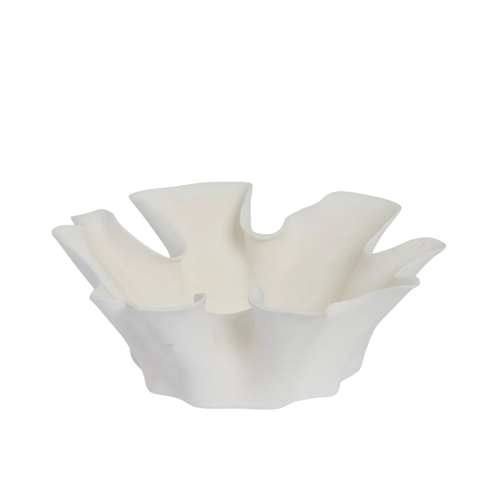 TESSA White Bowl 36cm – designer vases for stylish home decor | One Six Eight London
