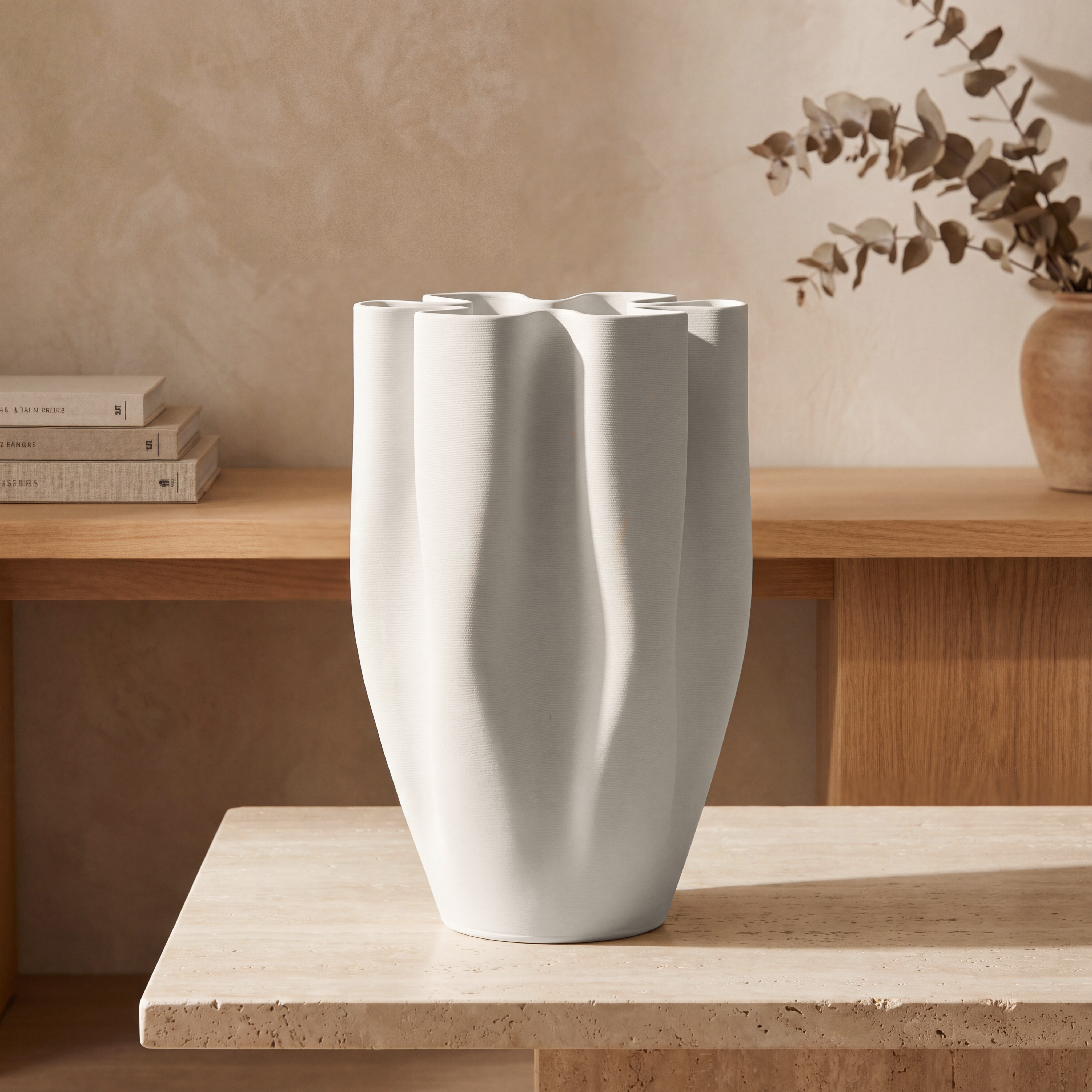 AURORA White Vase Large 32cm