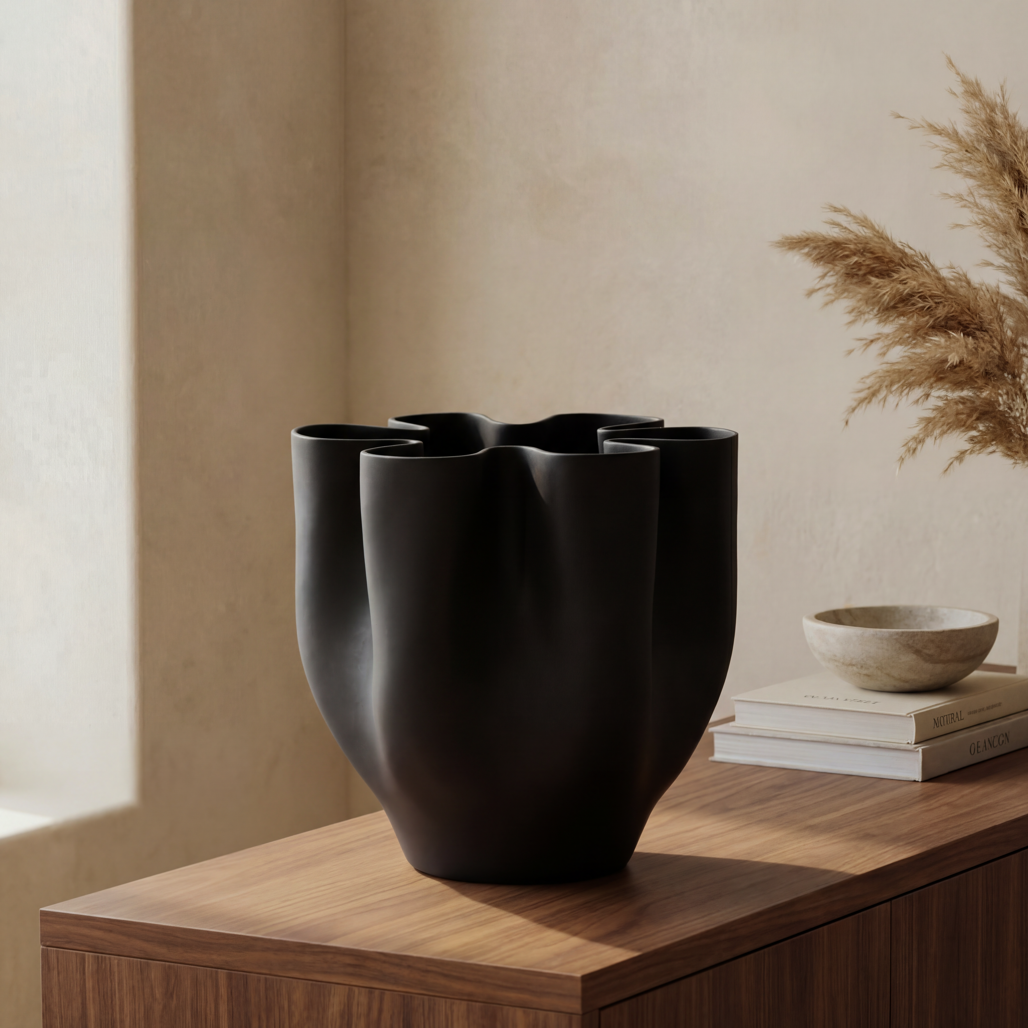 BAILEY Black Vase 44cm