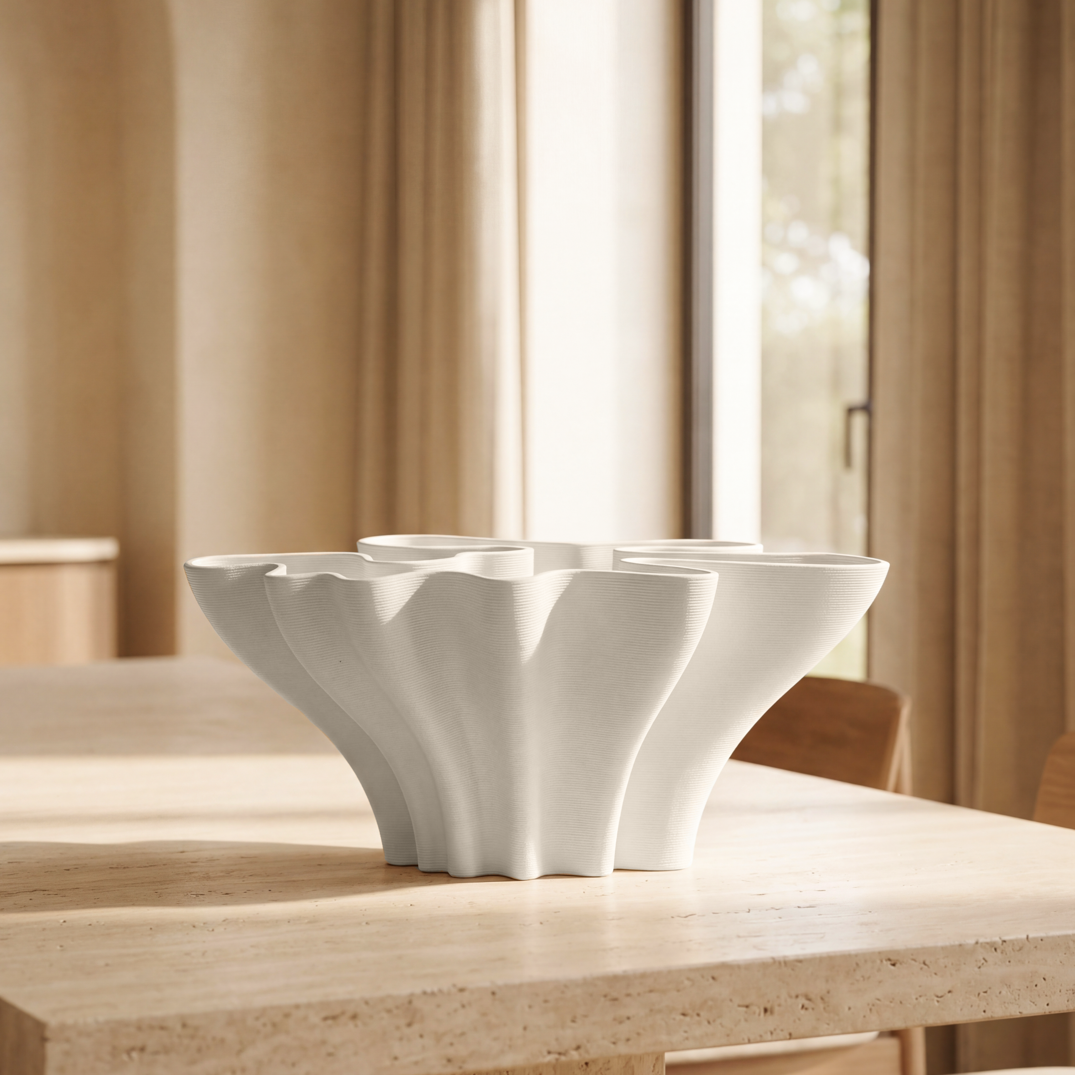 BLOSSOM Vase Medium White 35cm