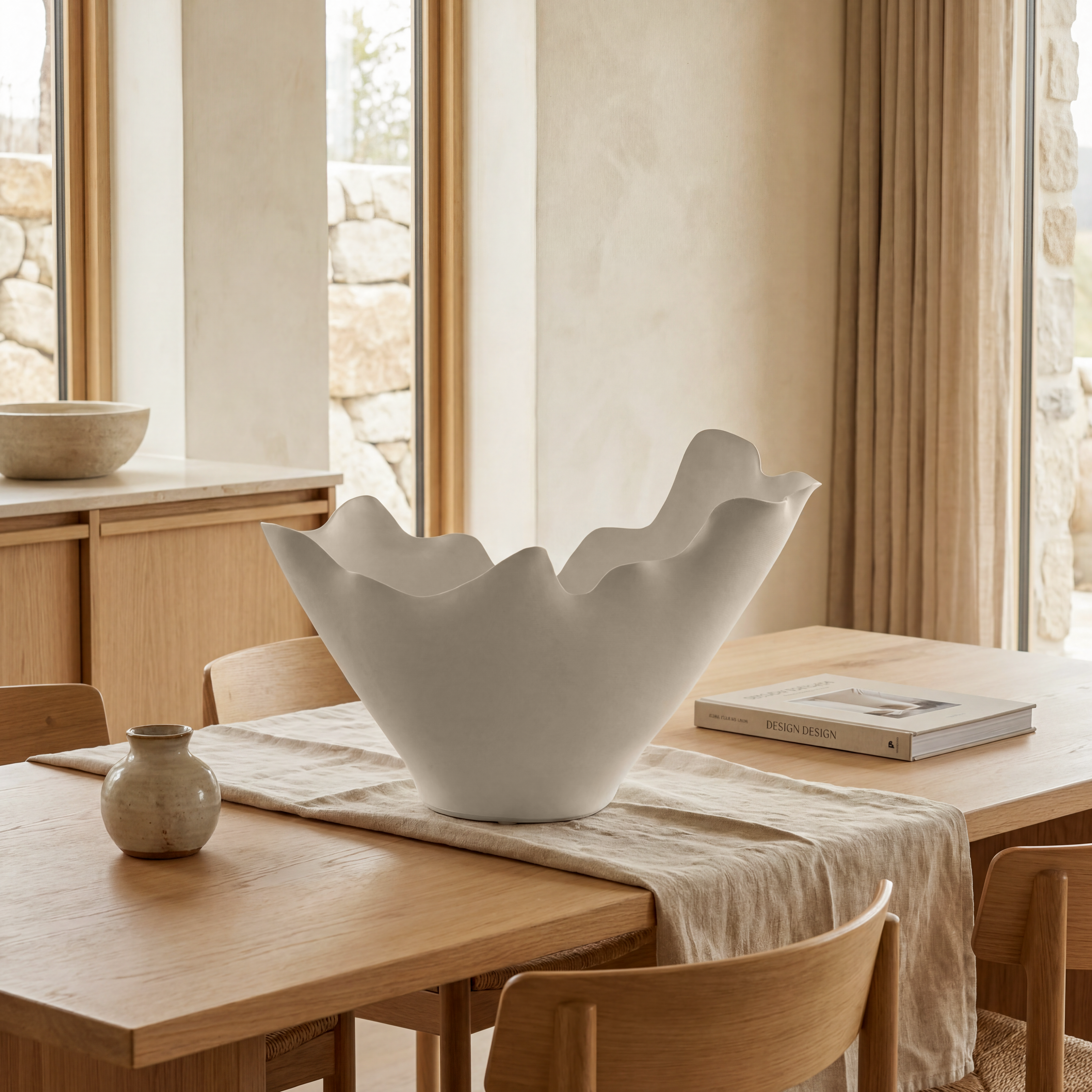 DUNE White Bowl 43cm