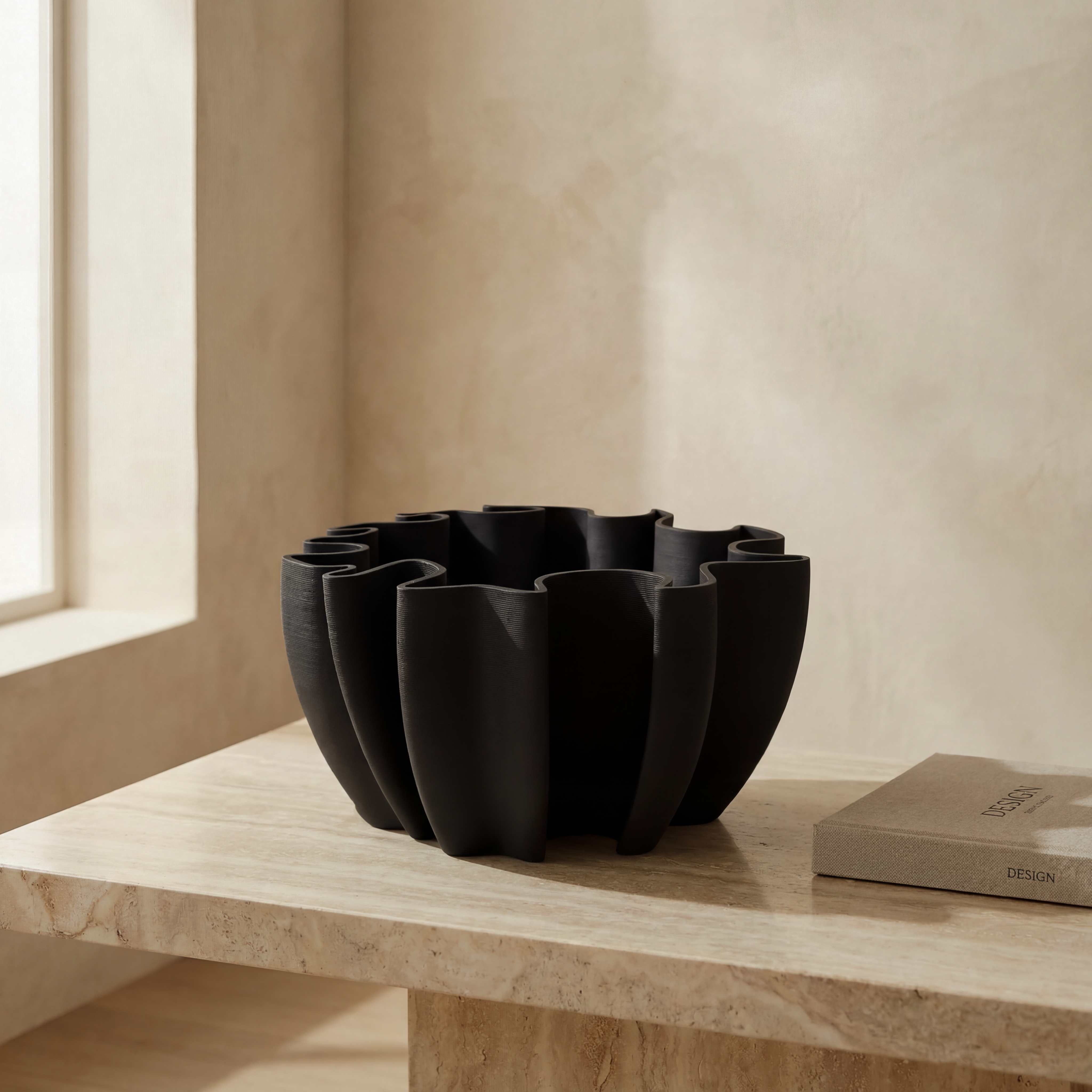 Darcy Bowl Black 36cm