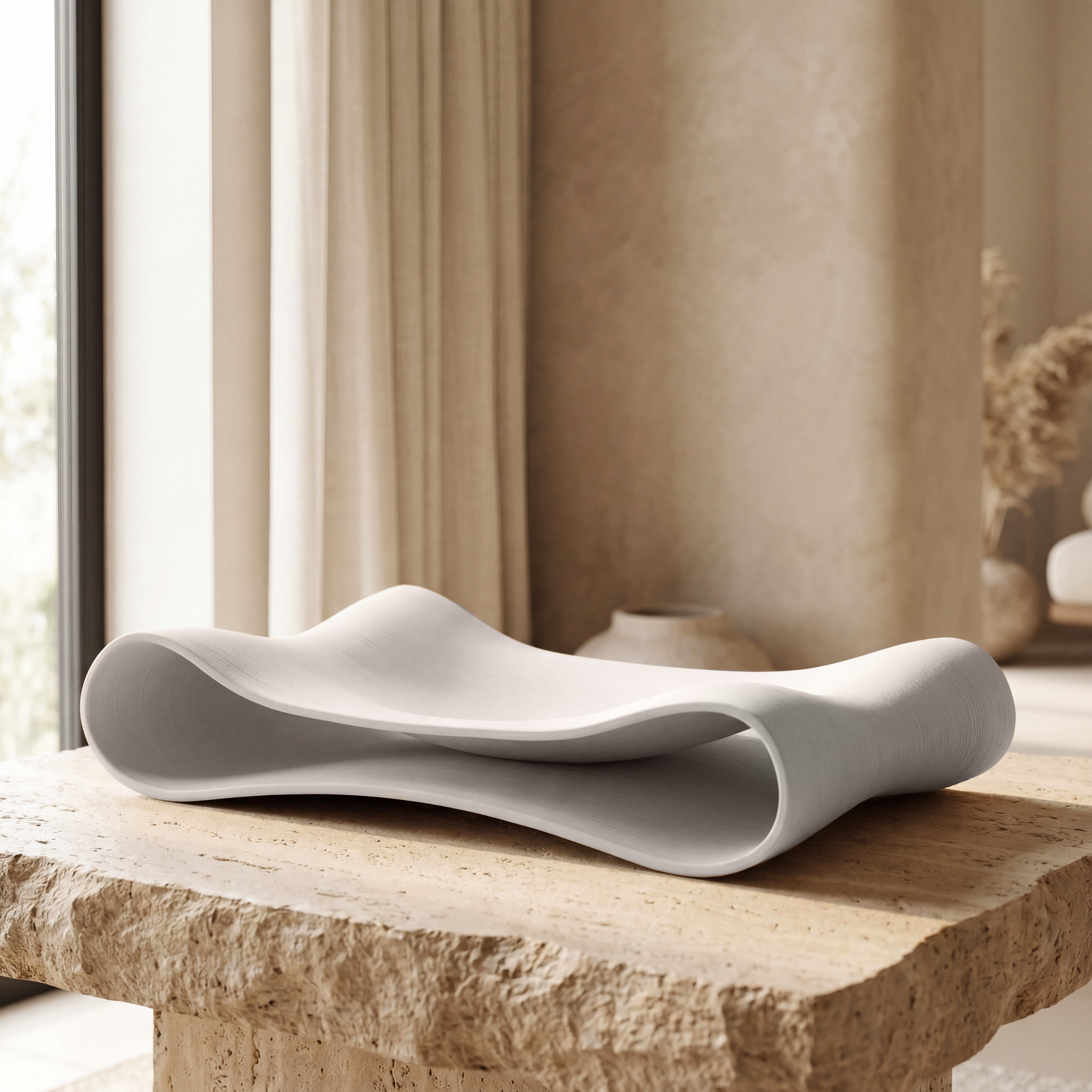 Dora Fruit Bowl White 40cm