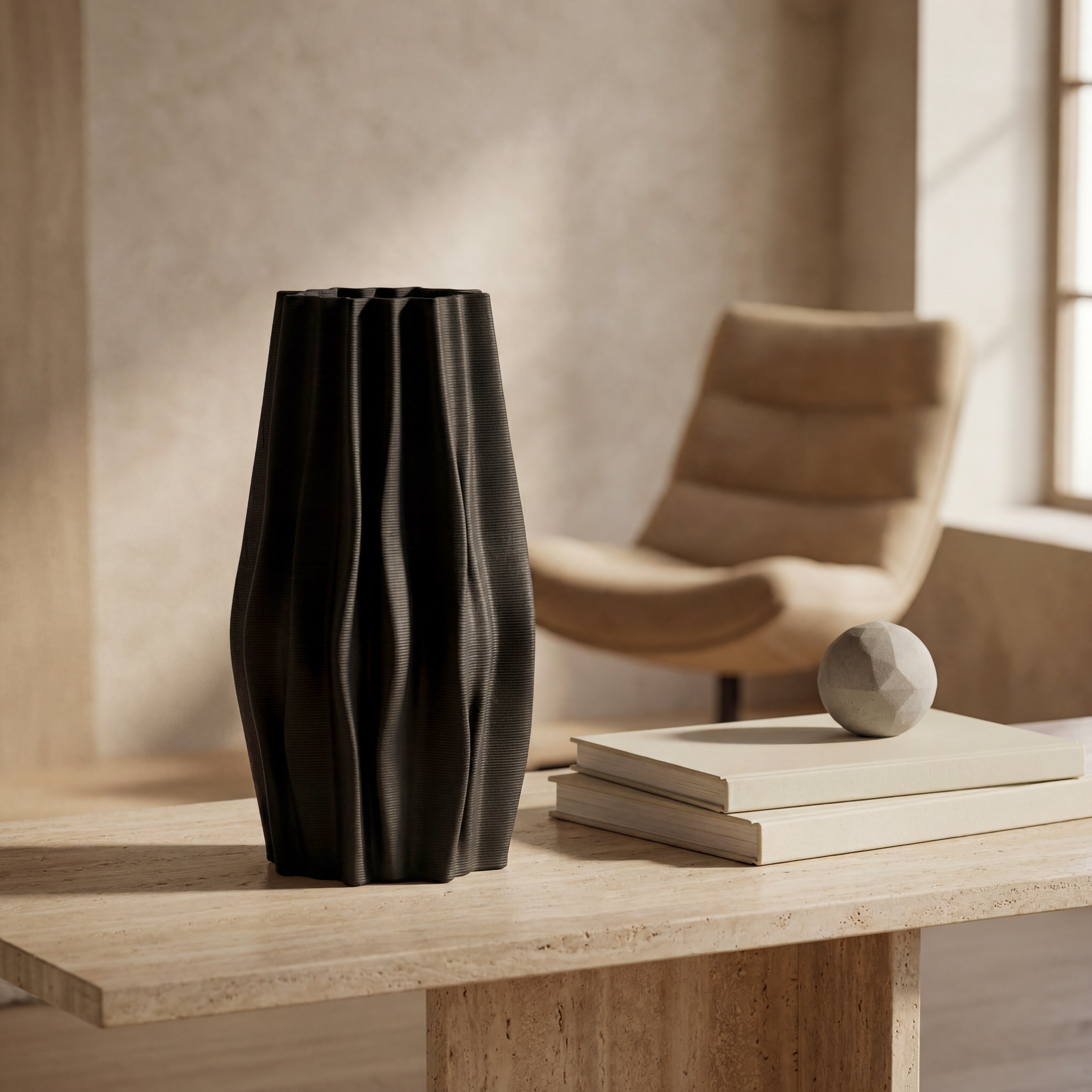 FERN Vase Black 30cm